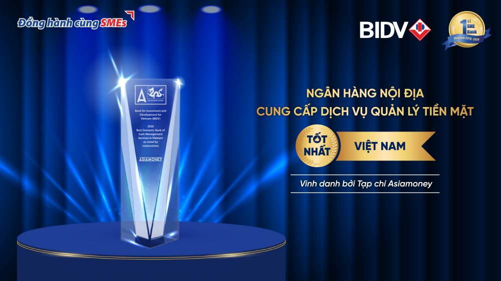 Giải thưởng nổi bật của Ngân hàng TMCP Đầu Tư và Phát Triển Việt Nam 