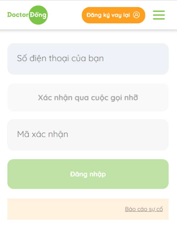 Hướng dẫn vay mượn chi phí Doctor Đồng
