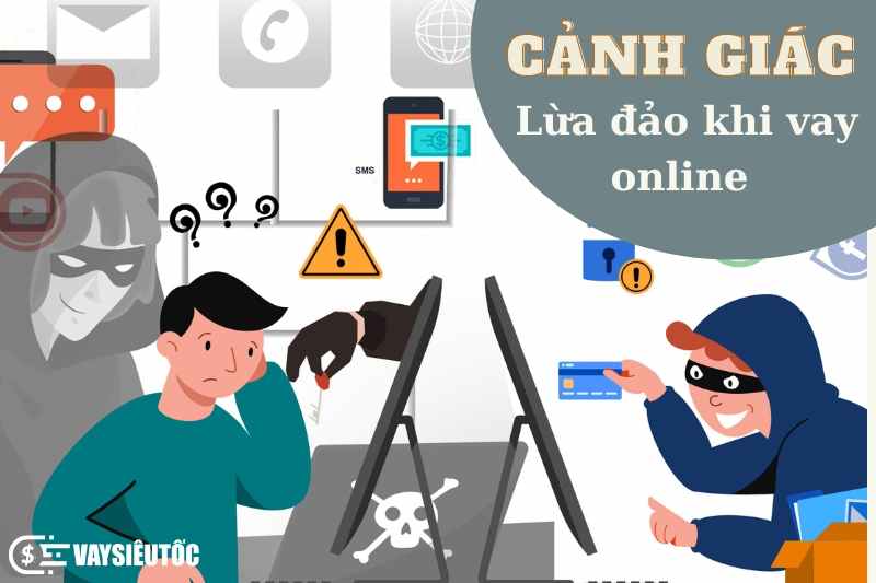 Cảnh giác với các hành vi lừa đảo vay tiền online 