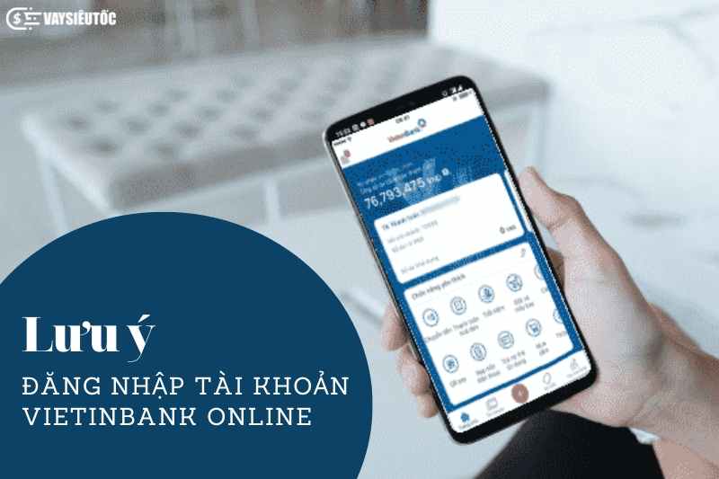 Luu y khi dang nhap Vietinbank online