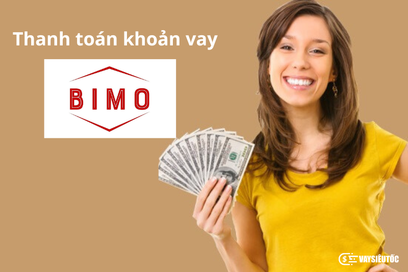 Cách thanh toán khoản vay Bimo