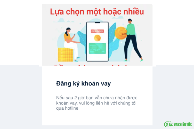 Đăng ký khoản vay Cashbar