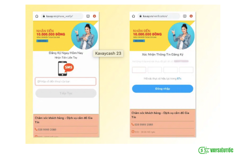 Xác nhận thông tin đăng ký 