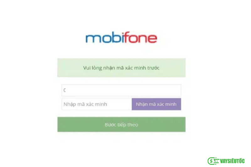 Nhận mã xác minh