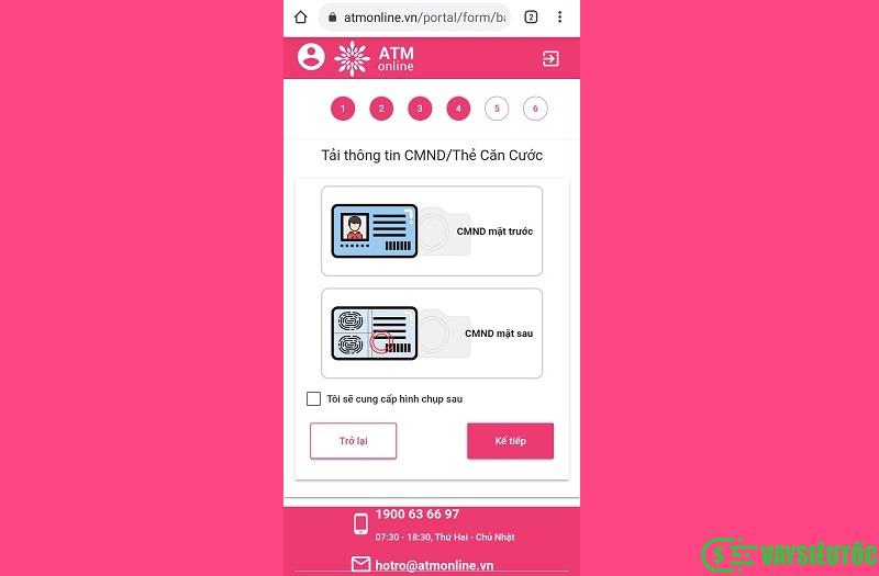 Hướng dẫn vay tiền ATM Online