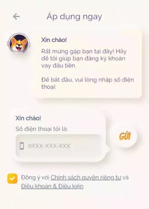 Hướng dẫn đăng ký vay tiền Cozmo Money