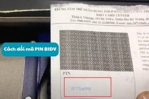 Hướng dẫn cách đổi mã PIN BIDV đơn giản nhất