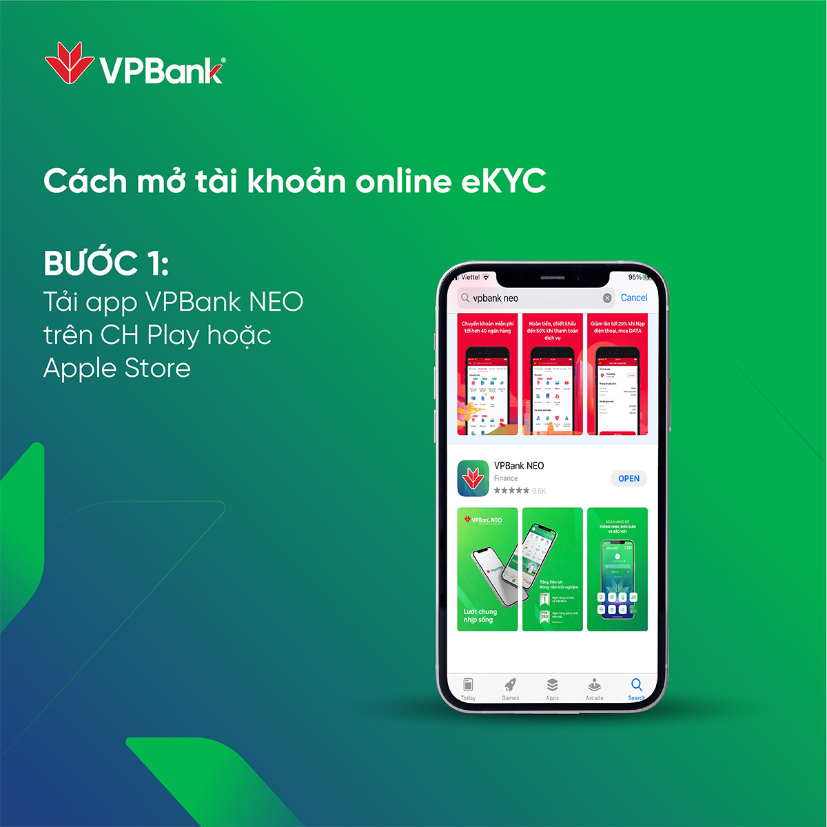 Cách mở tài khoản VPBank NEO chỉ với 5 bước đơn giản