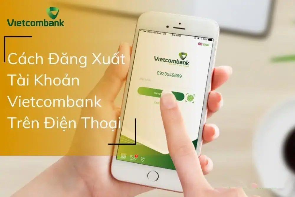 Cách đăng xuất tài khoản Vietcombank trên điện thoại (Giao diện 2025)