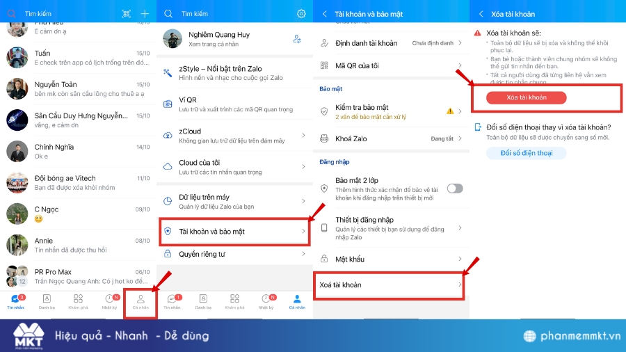 Hướng dẫn cách xóa tài khoản ZaloPay vĩnh viễn