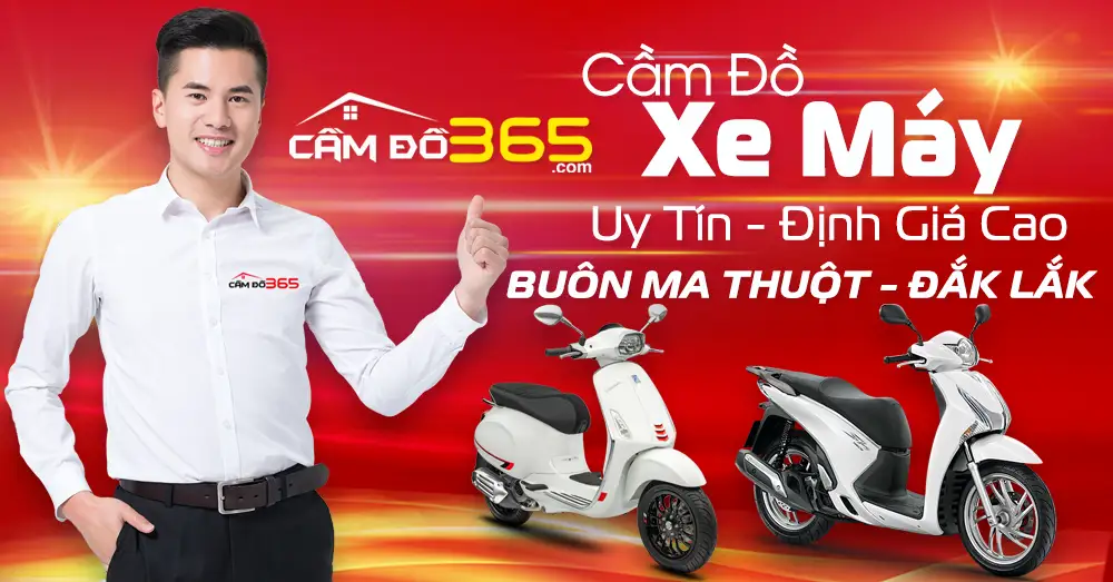 Top #6 cầm xe máy giá cao, lãi suất thấp