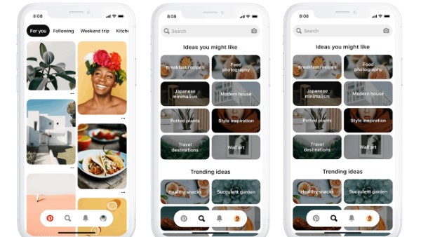 pinterest - Dùng từ khóa cụ thể