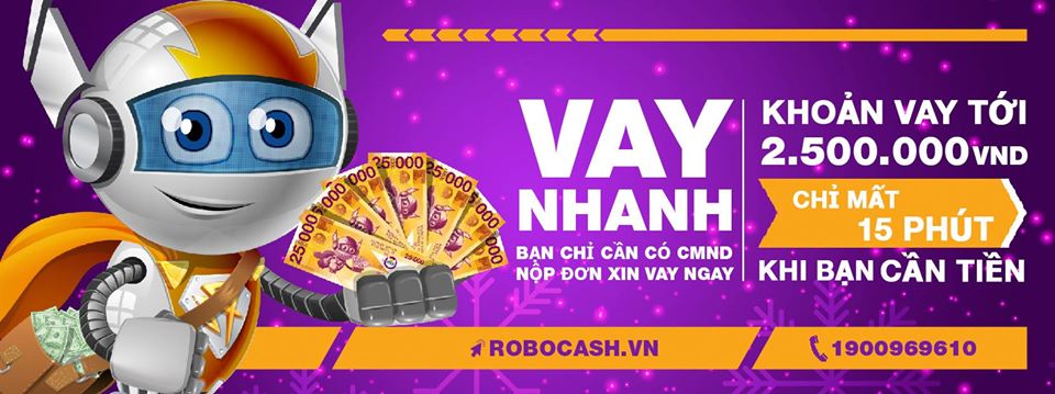 Vay tiền nhanh Robocash - Megafin - Hệ thống so sánh và thông tin tài chính  toàn quốc