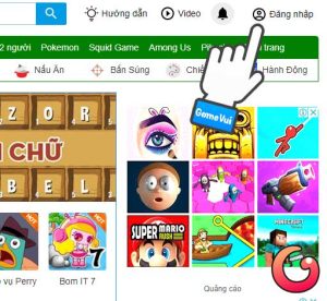 Cách tạo và sử dụng tài khoản trên GameVui - GameVui.vn