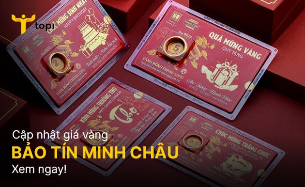 Giá vàng Bảo Tín Minh Châu hôm nay 9999 mới nhất