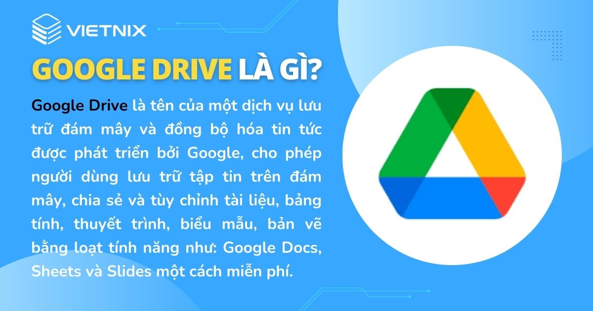 Google Drive là gì? Cách sử dụng, tính năng của Google Drive