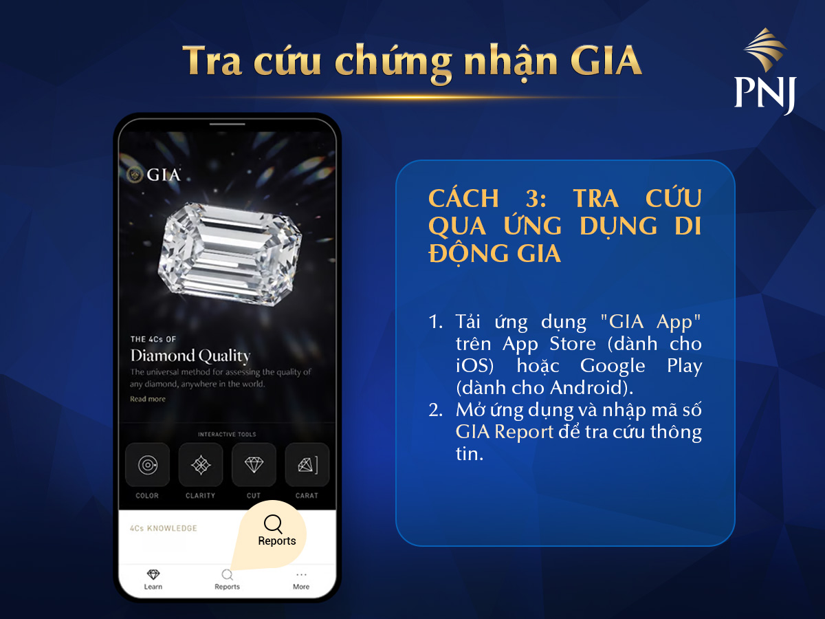 Hướng Dẫn Tra Cứu Thông Tin Chứng Nhận Kim Cương