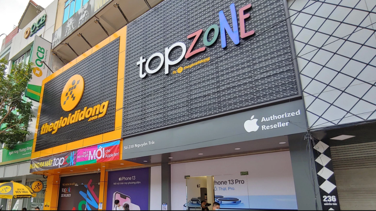 TopZone khai trương thêm loạt cửa hàng cùng các ưu đãi siêu hấp dẫn