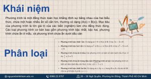 Giải phương trình từ cơ bản đến nâng cao dễ hiểu