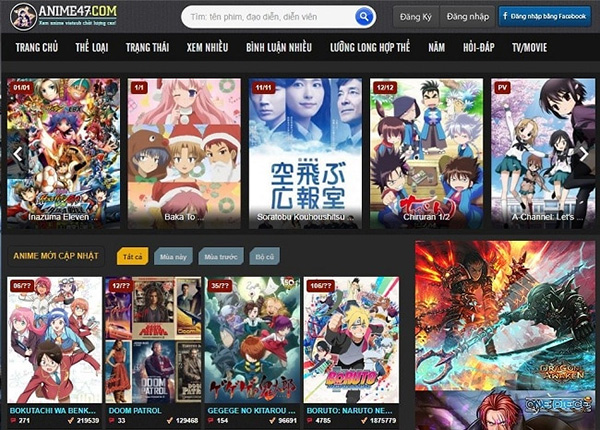 Khám phá TOP 8 web xem Anime dành cho tín đồ Anime hay nhất
