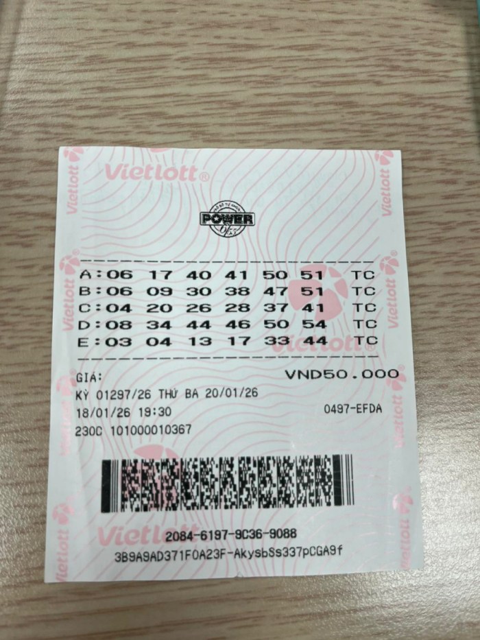 Winning Vietlott lottery of more than 257 billion VND, businessman reveals  "strange" lottery ticket buying habit