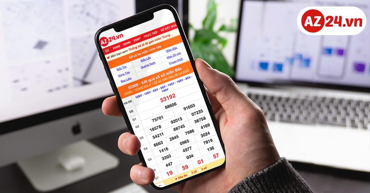 Hướng tiết cách tra cứu xổ số miền Nam nhanh nhất trên Az24.vn - Báo An  Giang Online